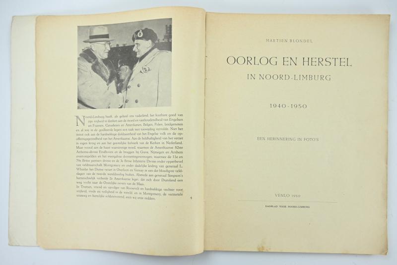 Dutch WW2 Book 'Oorlog in Noord-Limburg'