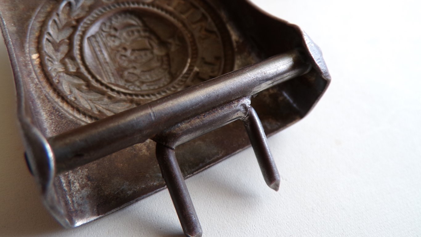 WWI Prussian M1915 Steel Belt Buckle