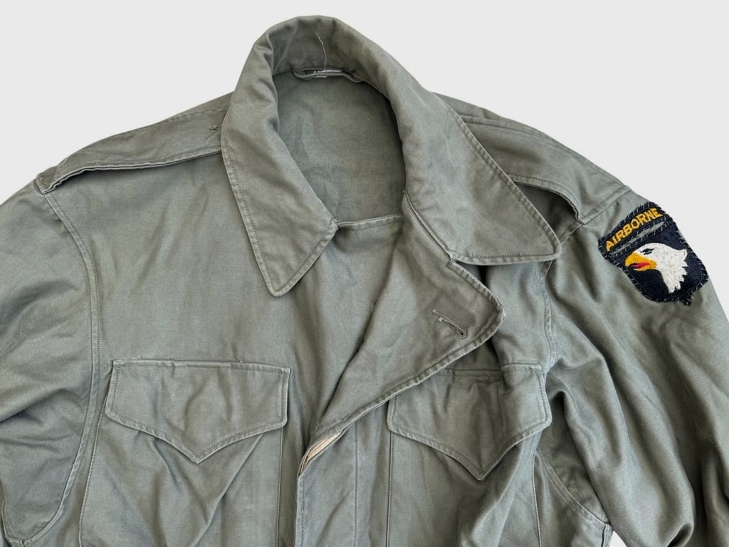 U.S. WWII Army M-1943 Field Jacket – 101st Airborne Attributed