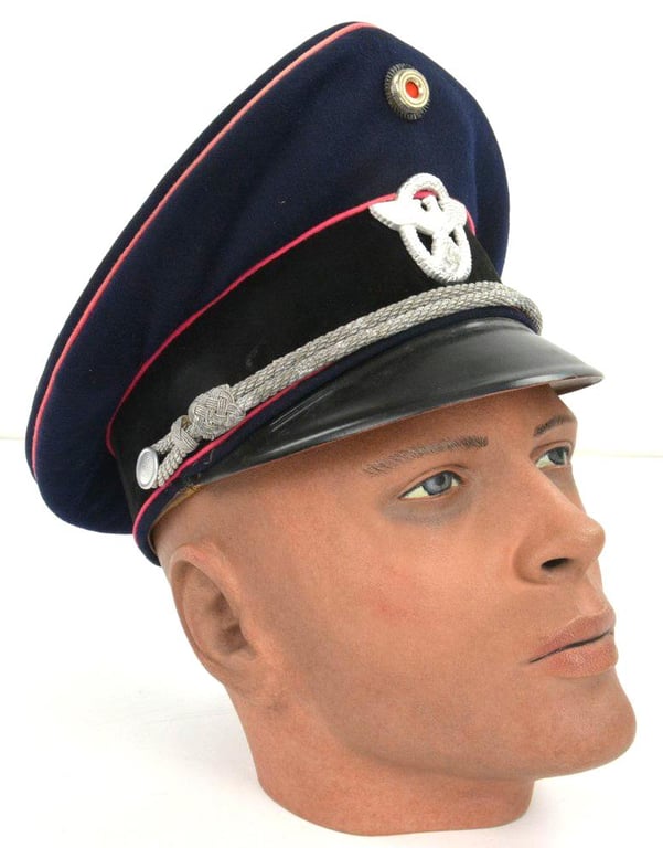 German Fire Police Officer Visor Cap