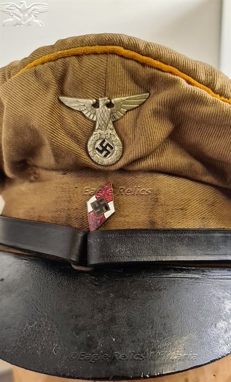 Hitler Youth Visor Cap, Oberbann 2 – HJ Schirmmütze