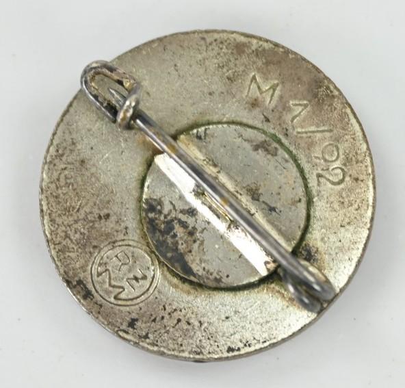 German NSDAP Party Badge RZM M1/92