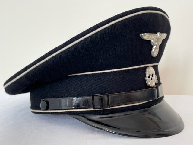 GERMAN WWII ALLGEMEINE SS ENLISED MANS/NCO VISOR CAP