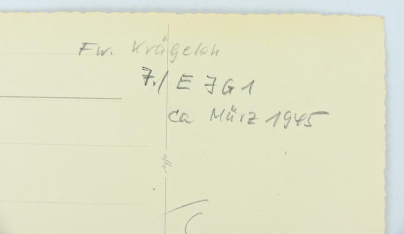 German LW Postcard Ergänzungs-Jagdgeschwader 1 (EJG/1)