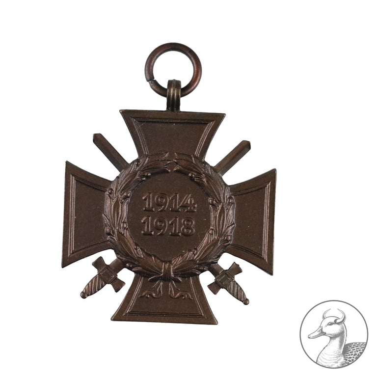 Eisernes Kreuz 2. Klasse 1914 und Ehrenkreuz für Frontkämpfer im Etui
