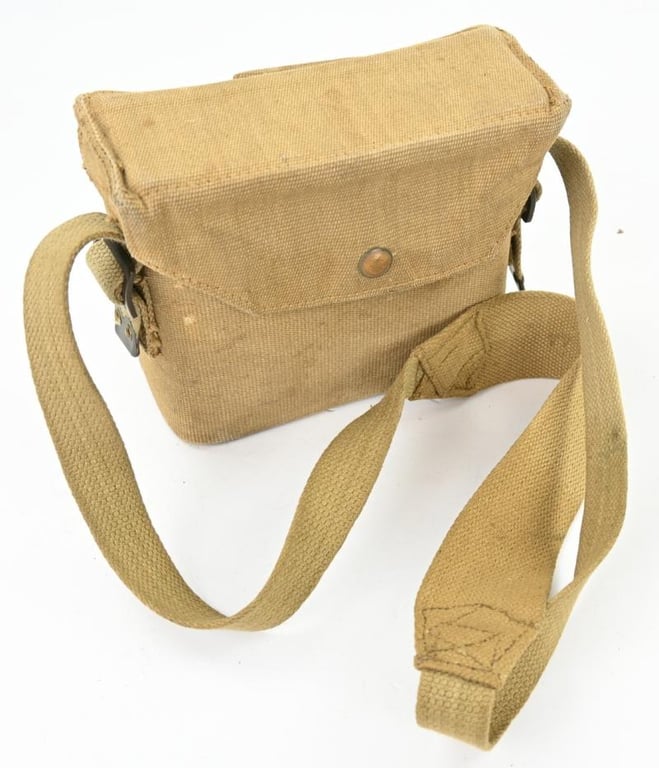 British WW2 Binoculair Case & Carrying Strap 1942