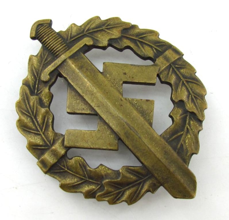 SA sport badge in bronze by Petz & Lorenz