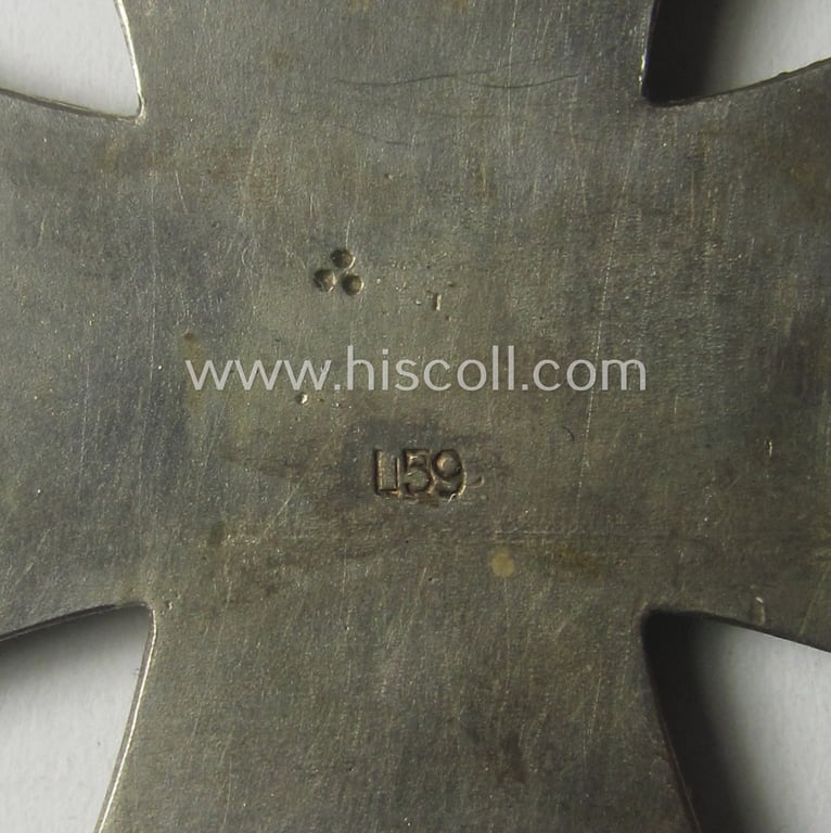 'Eisernes Kreuz 1. Klasse' being a maker- (ie. 'L/59'-) marked example by: 'A. Rettenmaier'