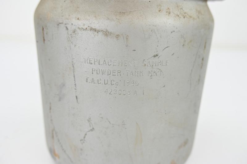 US WW2 Navy Gun Powder Sample Tank