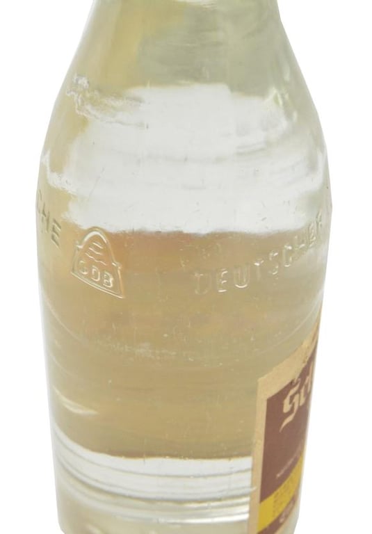 German Third Reich Era Water Bottle with Content