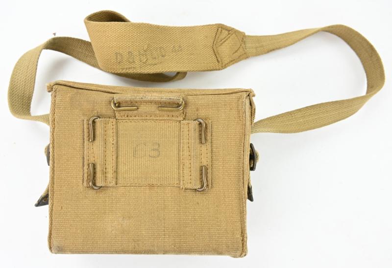 British WW2 Binoculair Case & Carrying Strap 1942