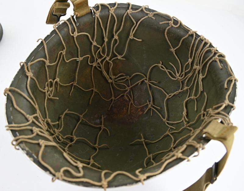 US WW2 Fixed Bale Combat Helmet 'Captain'