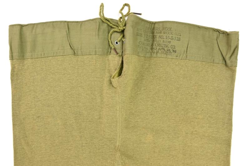 US WW2 Wool Drawers 1944