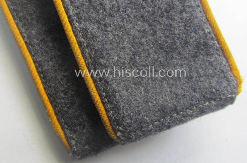 Pair of WH (Luftwaffe) EM-type shoulderstraps as intended for usage by a: 'Soldat der Flieger- o. Fallschirmjäger-Trpn.' and that comes in a just  moderately used- and/or worn, condition