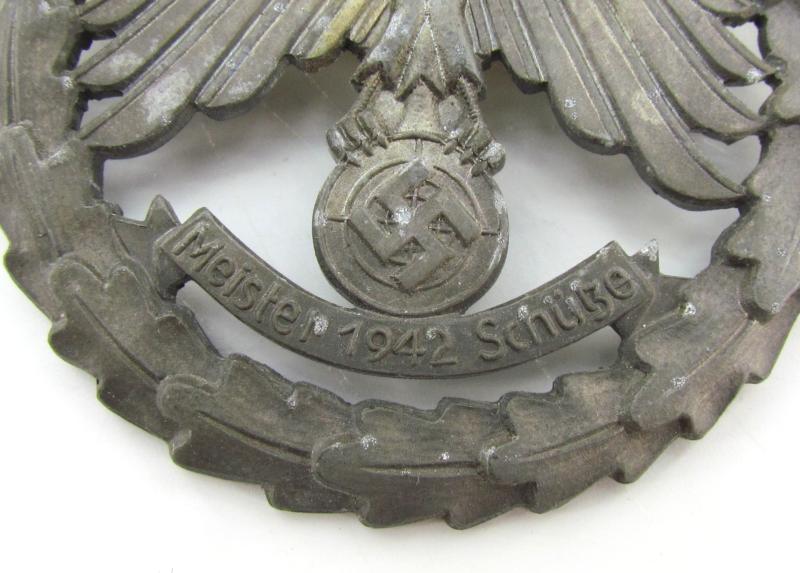 3x Tyrolean Marksmanship Gau Master Shooting Badge in original case ( rare )