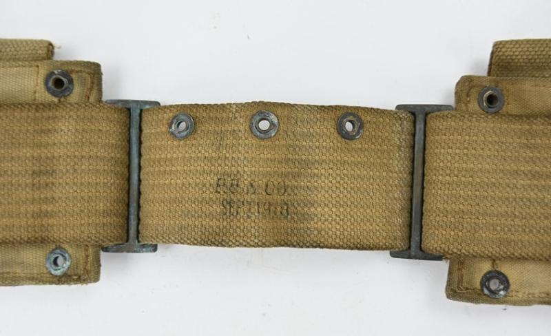 US WW1/WW2 M-1918 Cal.30 Cartridge Belt Mounted