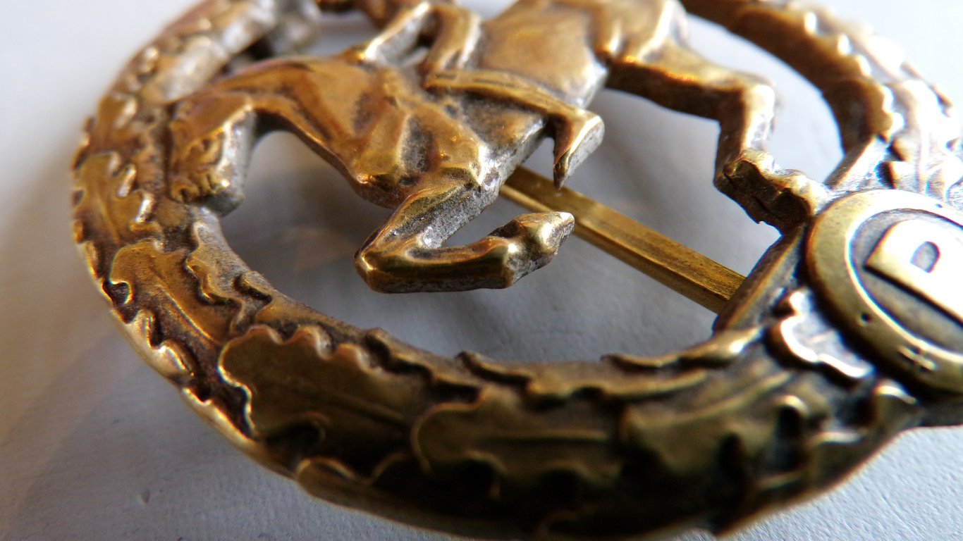 Deutsches Reiterabzeichen 3. Stufe in Bronze