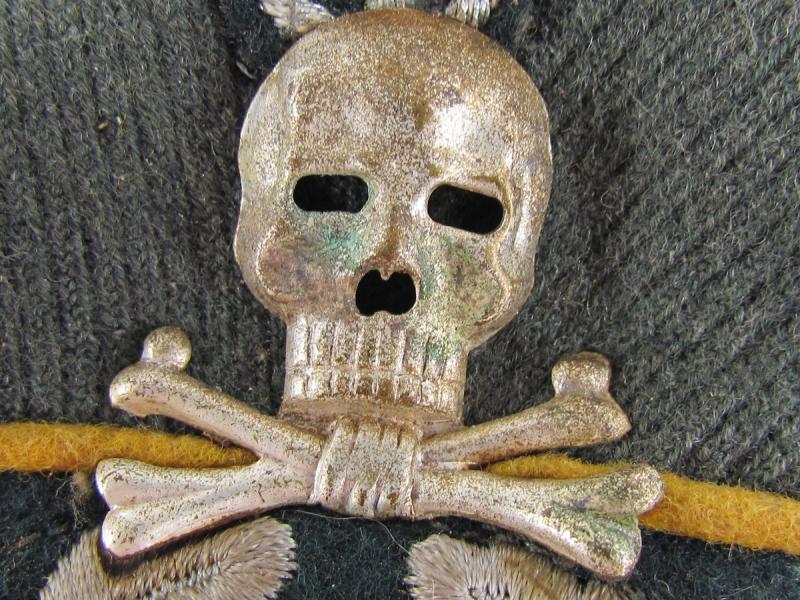 WH (Heer) Kavallerie Officers 'Crusher' Visor Cap Maker Marked