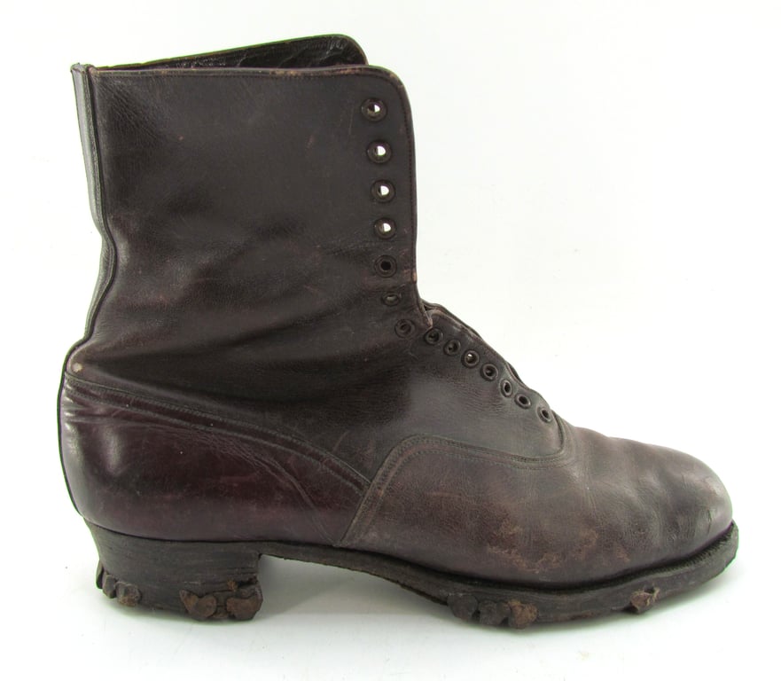 Pair of German Women's High Lace-Up Boots