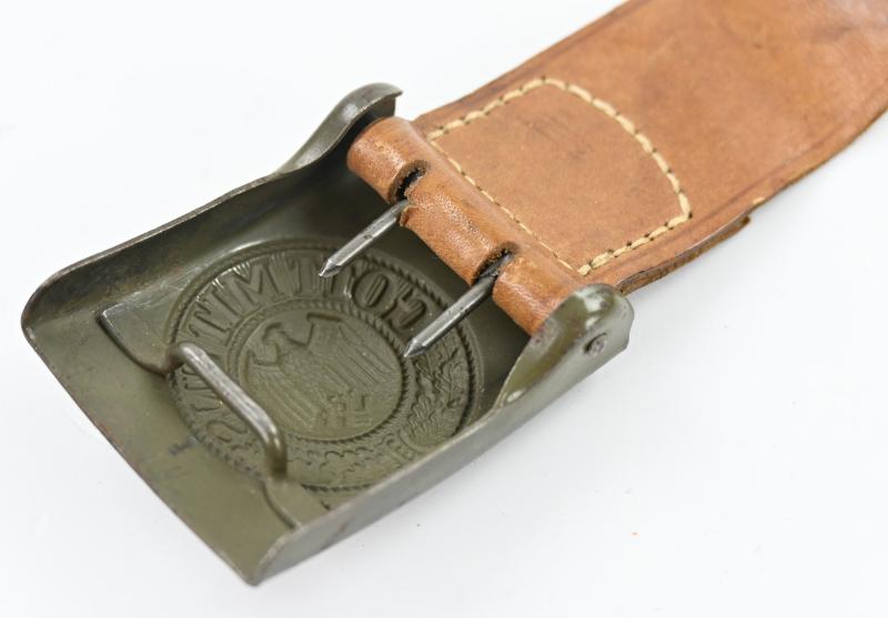 German WH Beltbuckle with Tab 'C.W. Motz 1941'