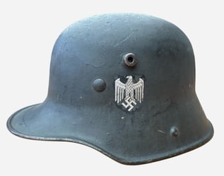 German M16 Transitional Single Decal Heer Helmet