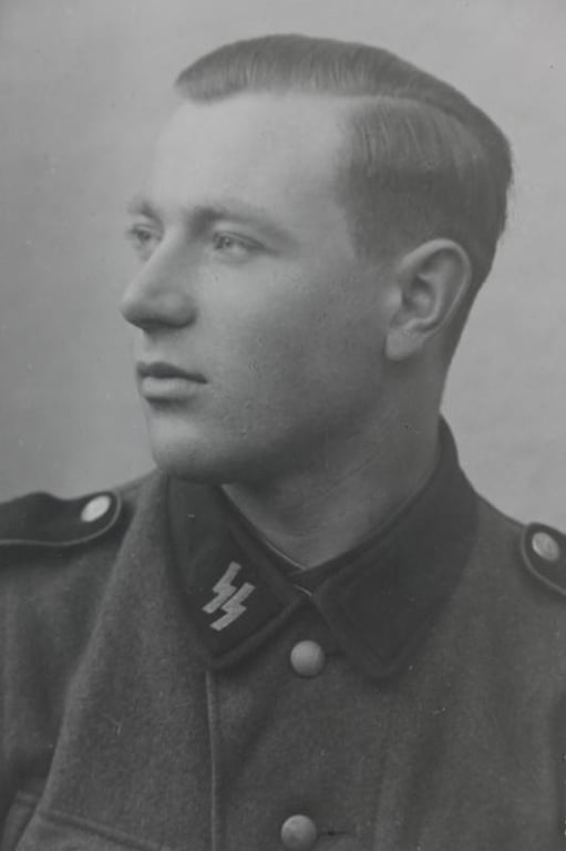 German Waffen-SS Portrait Picture 'Enschede Holland'