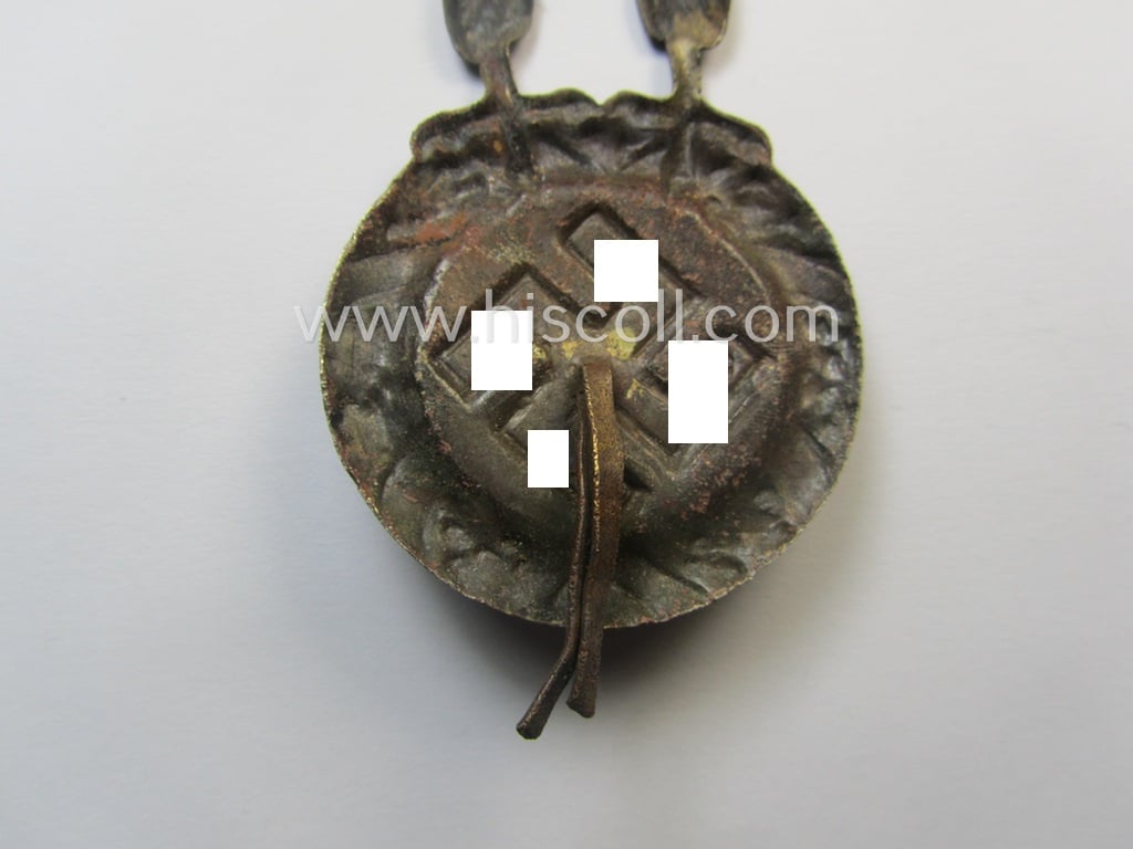 Attractive - and early-period! - metal-based eagle-device as was specifically intended for usage onto the various N.S.K.K.-related 'Motorrad Sturzhelmen' (ie. motorcycle helmets)