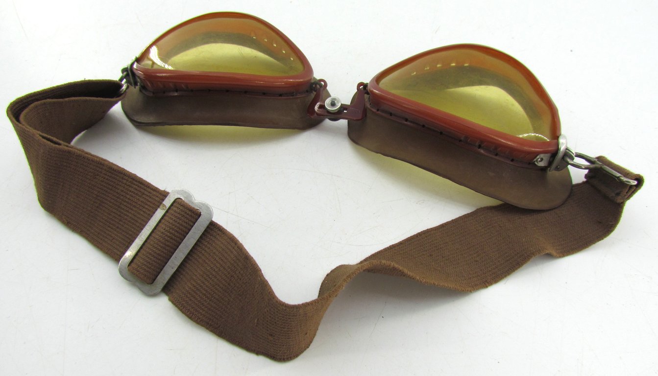 1930s–1940s Motorcycle / Protective Goggles – Kradmelder Style