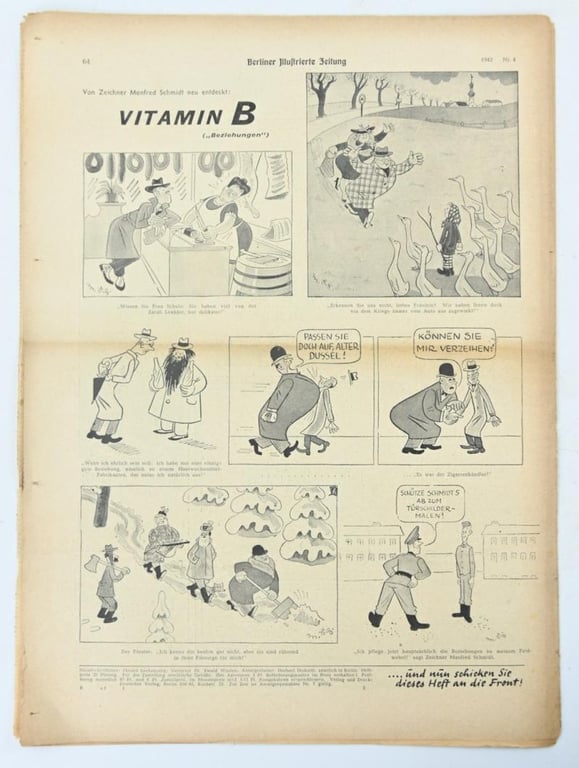 German Berliner Illustrierte Zeitung Newspaper 1942