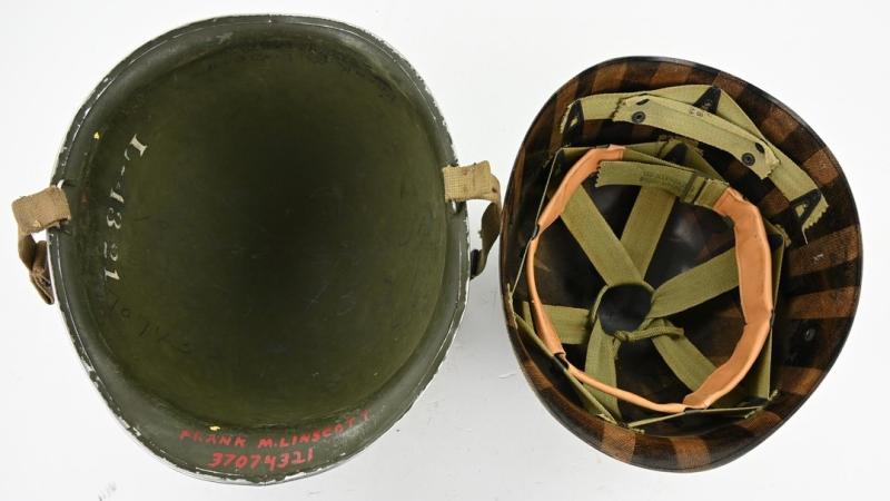 US WW2 Fixed bale Combat Helmet
