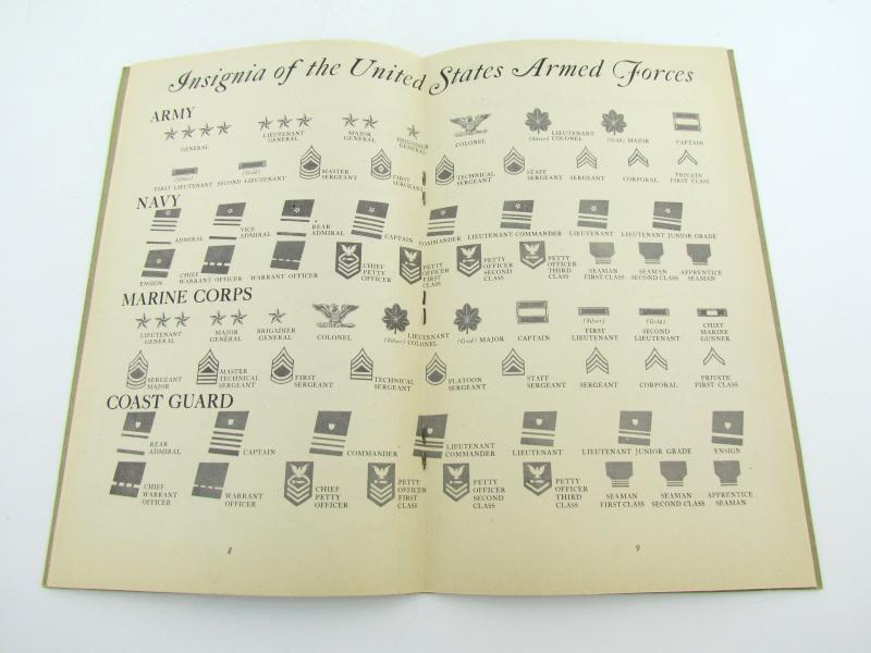 US WWII Service Record Book - Unissued