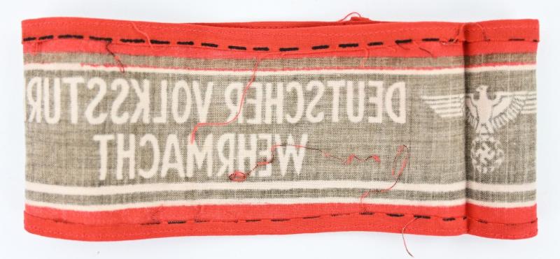 German Volkssturm Sleeve Armband