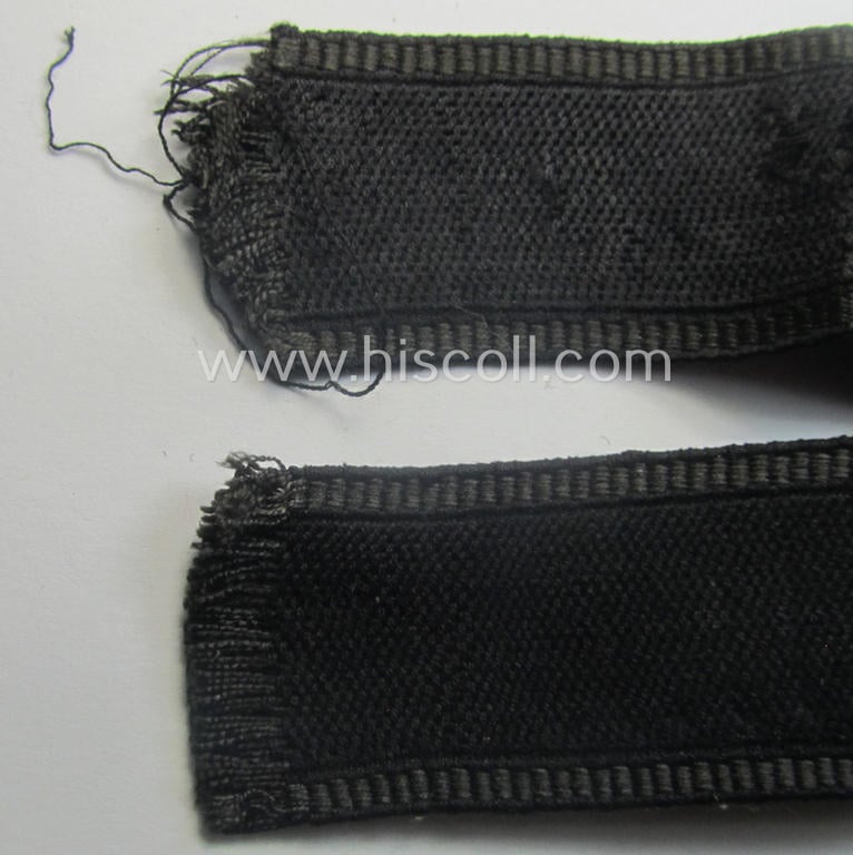 SA- (ie. 'Sturmabteilungen') honorary-cuff-title (ie. 'Ärmelstreifen') entitled: 'Fritz Obermüller' (as was intended for SA-members serving within the: 'SA-Standarte 6 / SA-Gruppe Alpenland')