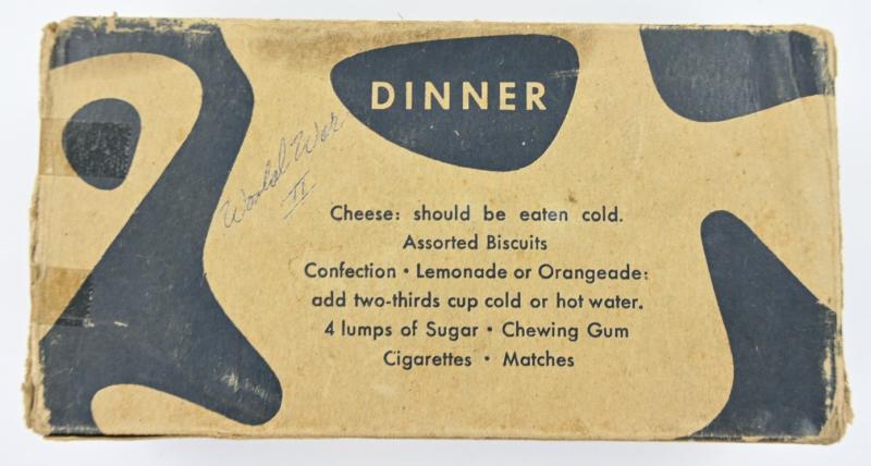 US WW2 Ration Type K 'Dinner'