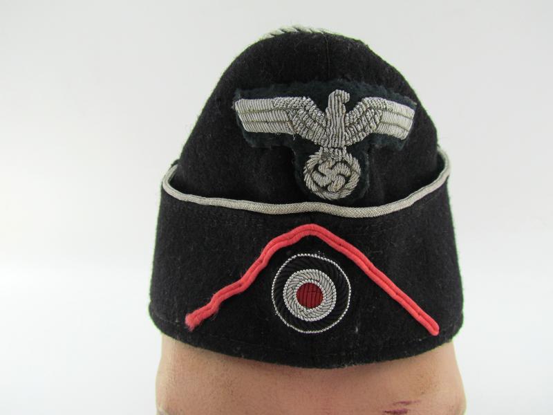 Wehrmacht Panzer Officer Overseas Cap