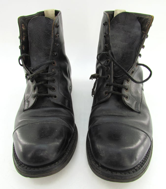 German Officer's Private Purchase Dress Ankle Boots – 1930s/1940s Style