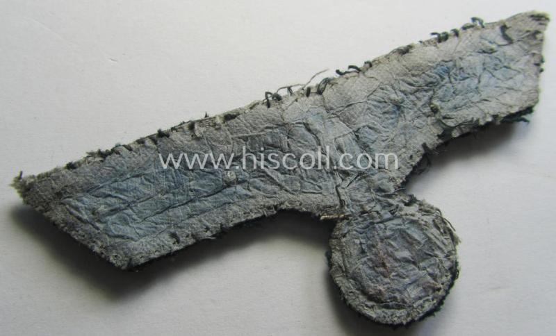 Superb - truly used- and/or worn and actually rarely encountered! - WH (Heeres) general-officers'-pattern breast-eagle (ie. 'Brustadler für Generale des Heeres') as executed in the multi-toned, hand-embroidered-pattern