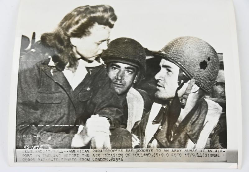 US WW2 Press Photo 'Operation Market Garden'