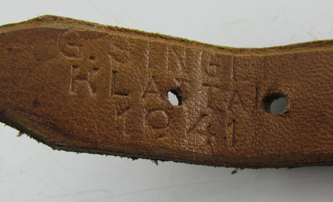 Wehrmacht Helmet Chin Strap (1941)