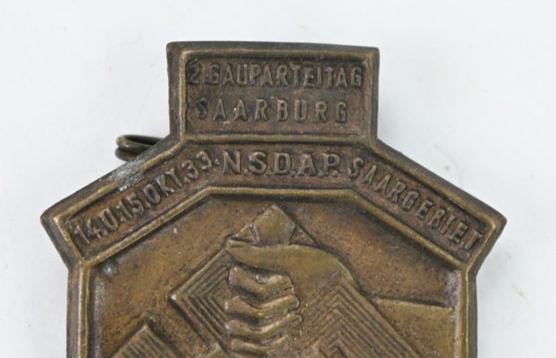 German NSDAP Tinnie Gauparteitag Saarburg 1933