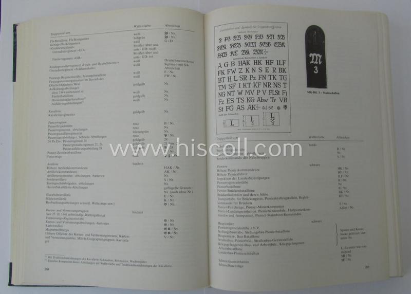 Neat - and scarcely found! - out-of-print, reference-book entitled: 'Die deutsche Wehrmacht - Uniformierung und Ausrüstung 1933-1945 - Band 1: Das Heer' by Schlicht & Angolia