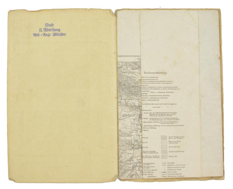 German WH Roadmap 'Artillerie Regiment Münster'