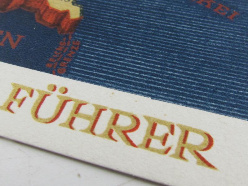 Postcard : 'Wir danken unserm Führer'