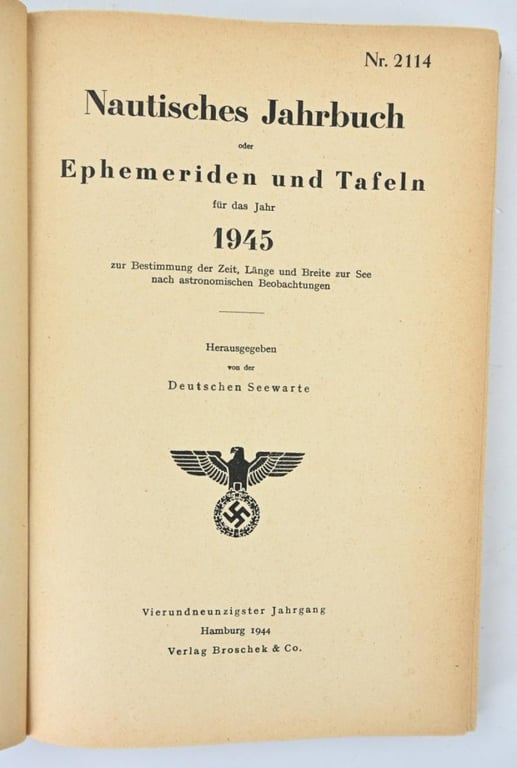 German KM Yearbook 1945