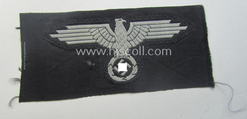 Waffen-SS, 'BeVo'-woven-style skull- and cap-eagle-set (ie. 'Totenkopf- u. Adler-Effektensatz für Schiffchen o. Einheitsfeldmütze')