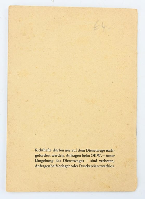 German WH Regulations pocket Book 'Mehr Mut zum Leben'