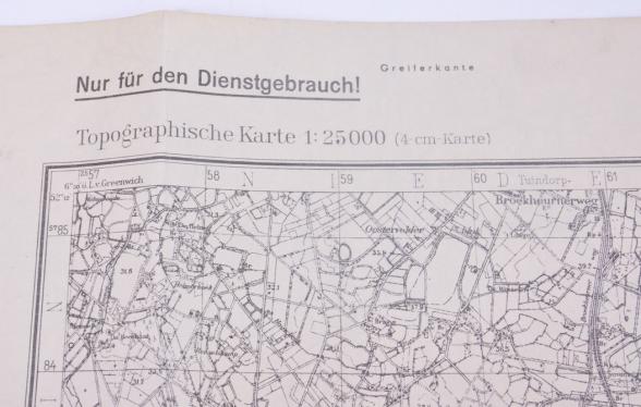 German WW2 Roadmap Alstätte NRW