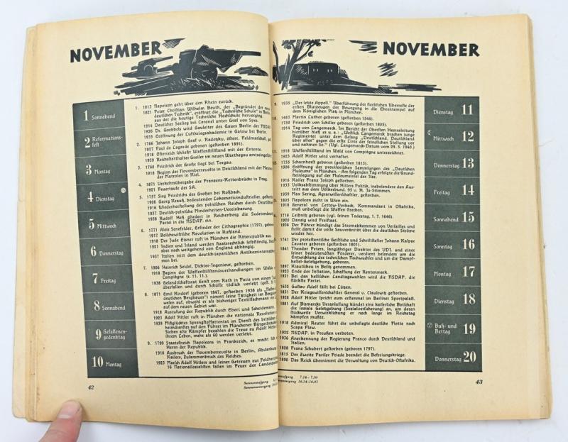 German DAF Kalender 1941