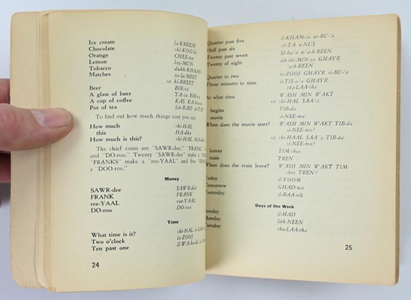 US WW2 North African Language Guide