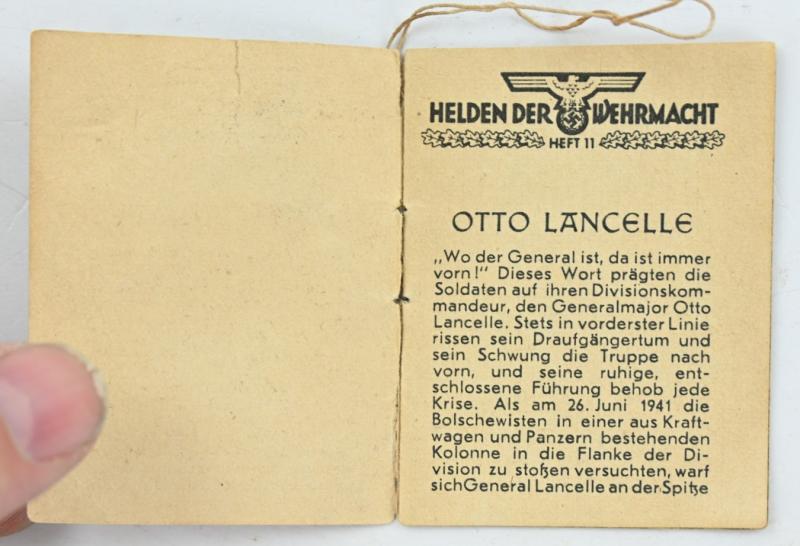 German WHW Pocket Booklet 'Helden der Wehrmacht'